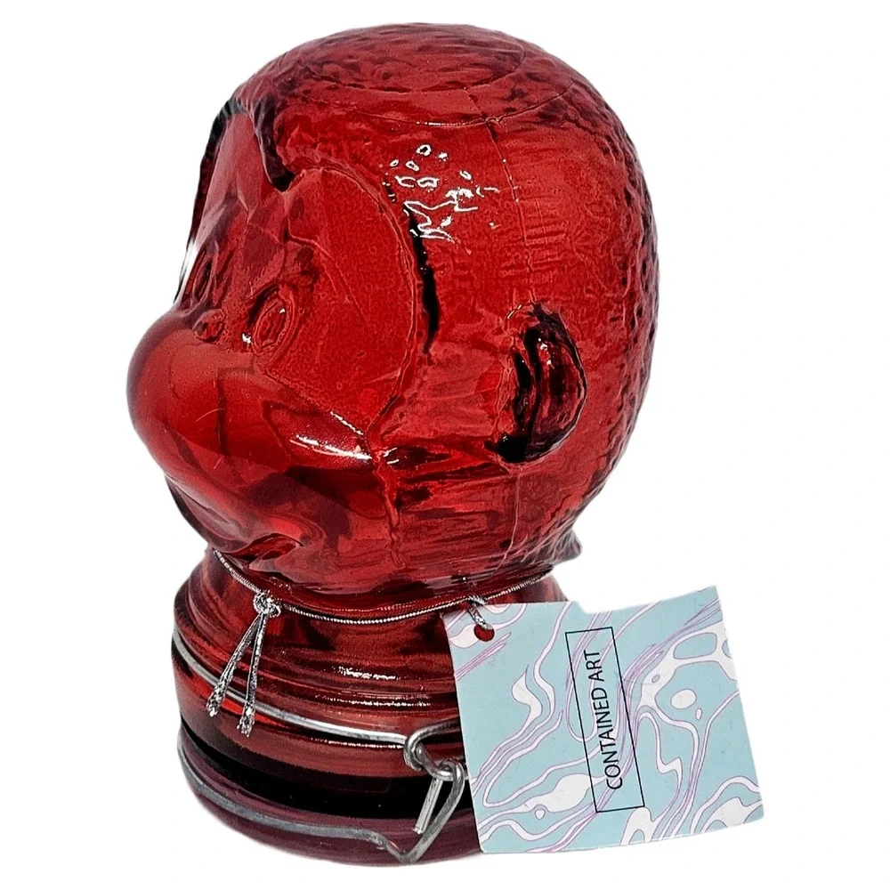 Contained Art red glass